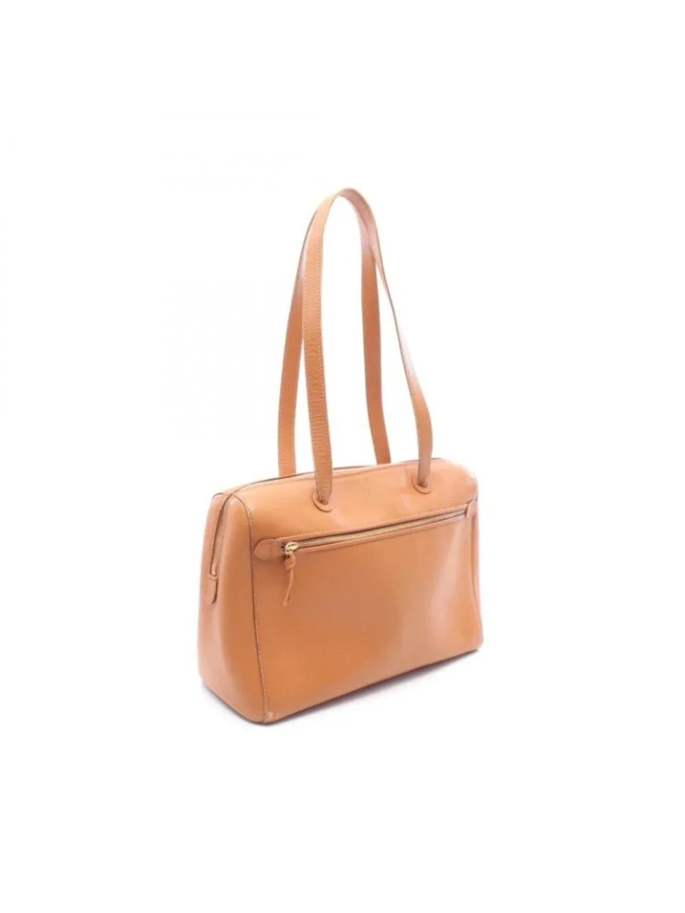 Chanel Shoulder Bag Camel Caviar Leather
